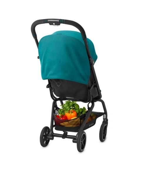 Коляска прогулочная Cybex Eezy S+ 2 BLK (с дождевиком и бампером), Magnolia Pink (Розовый)
