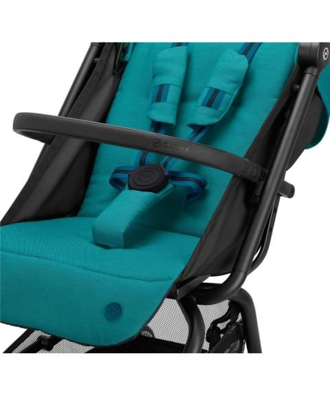 Коляска прогулочная Cybex Eezy S+ 2 BLK (с дождевиком и бампером), Magnolia Pink (Розовый)