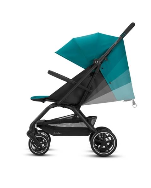 Коляска прогулочная Cybex Eezy S+ 2 BLK (с дождевиком и бампером), Magnolia Pink (Розовый)