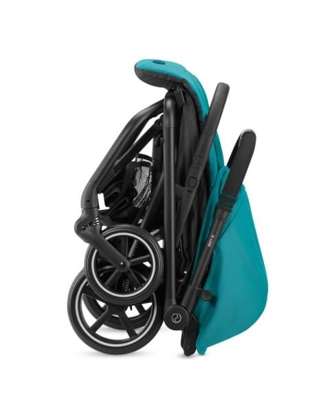 Коляска прогулочная Cybex Eezy S+ 2 BLK (с дождевиком и бампером), Magnolia Pink (Розовый)