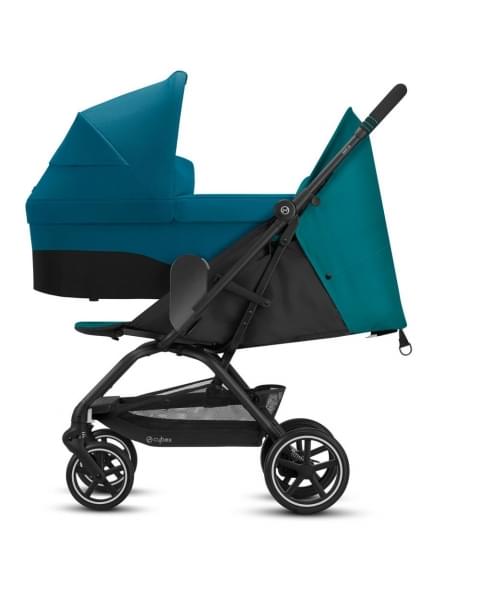 Коляска прогулочная Cybex Eezy S+ 2 BLK (с дождевиком и бампером), Magnolia Pink (Розовый)