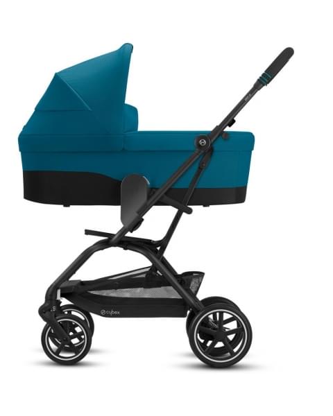 Коляска прогулочная Cybex Eezy S+ 2 BLK (с дождевиком и бампером), Magnolia Pink (Розовый)