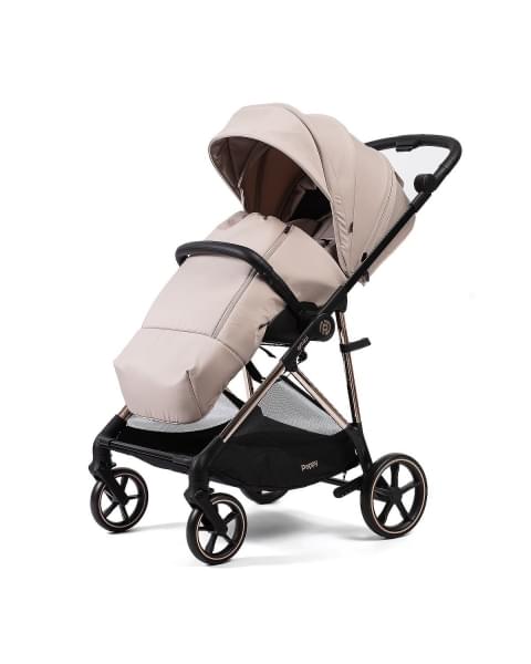 Коляска прогулочная Peppy Amici, Beige / шасси Gold