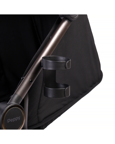 Коляска прогулочная Peppy Vigo (Black) черный