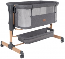 Колыбель Pituso Flora Dark Grey