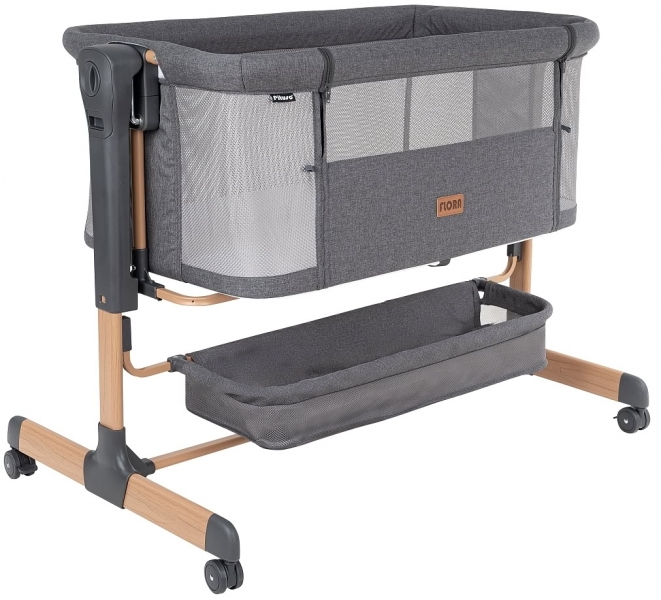 Колыбель Pituso Flora Dark Grey