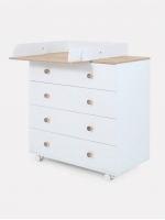 Комод пеленальный Rant Elsa Pro 800/4 с органайзером Cloud white