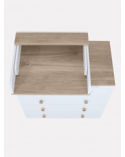 Комод пеленальный Rant Elsa Pro 800/4 с органайзером Cloud white