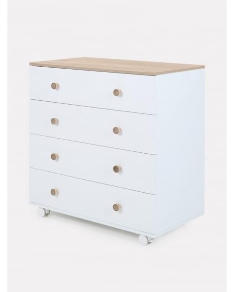 Комод пеленальный Rant Elsa Pro 800/4 с органайзером Cloud white