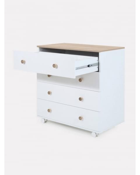 Комод пеленальный Rant Elsa Pro 800/4 с органайзером Cloud white