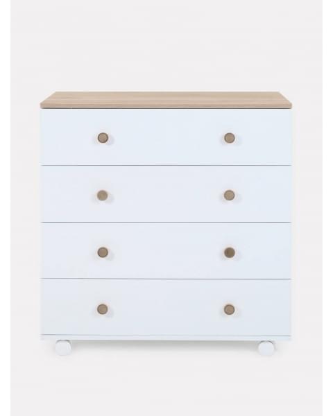 Комод пеленальный Rant Elsa Pro 800/4 с органайзером Cloud white