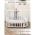 Кровать Pituso Monica детская универсальная 9/1 маятник поперечный Белый 102521