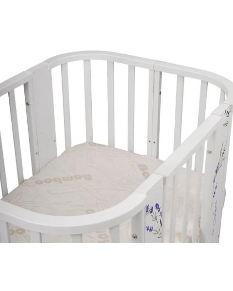 Кроватка-трансформер Indigo Baby Line 5 в 1 лаванда