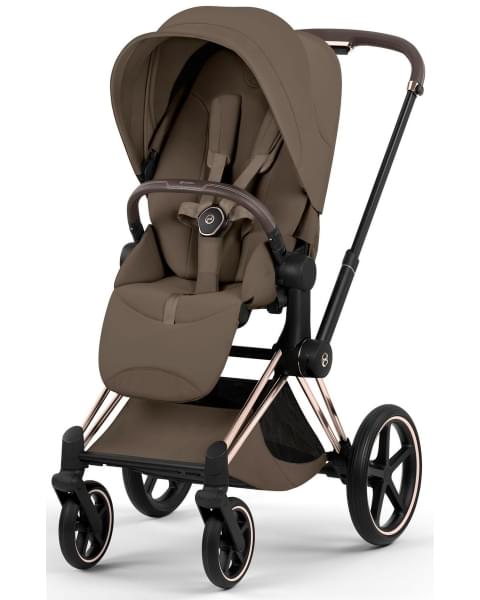 Коляска Cybex Priam V Rosegold Style Collection 2 в 1 Coconut Brown