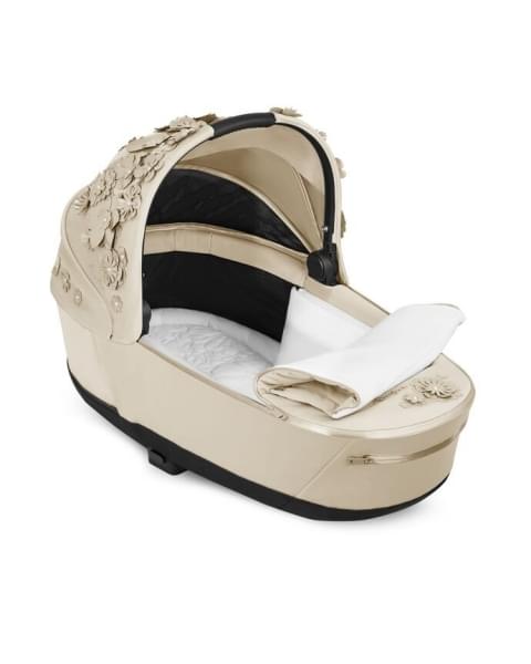 Люлька Cybex Priam IV Fashion Collection, FE Simply Flowers Beige (Бежевый)