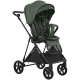 Детская прогулочная коляска Pituso Carbon RX Taiga Green/рама carbon