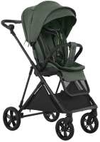 Детская прогулочная коляска Pituso Carbon RX Taiga Green/рама carbon