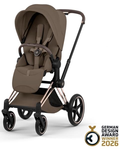 Коляска Cybex Priam V Rosegold Style Collection 2 в 1 Coconut Brown