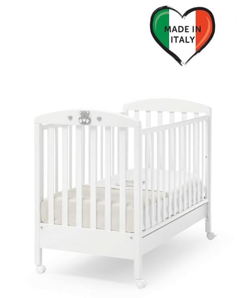 Детская кровать Erbesi Charly белый/песочный