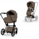 Коляска Cybex Priam V Matt Black Style Collection 2 в 1 Coconut Brown