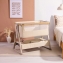 Колыбель приставная Tutti Bambini CoZee Air 2 с колесами Toasted Oak/Sand