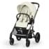 Прогулочная коляска Cybex Balios S Lux 2025 Seashell Beige шасси Taupe