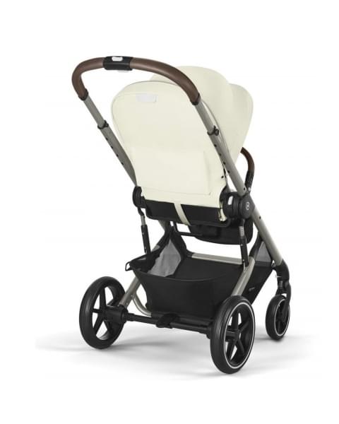 Прогулочная коляска Cybex Balios S Lux 2025 Seashell Beige шасси Taupe