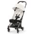Прогулочная коляска Cybex Coya Off White с дождевиком и бампером/Rosegold