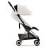Прогулочная коляска Cybex Coya Off White с дождевиком и бампером/Rosegold