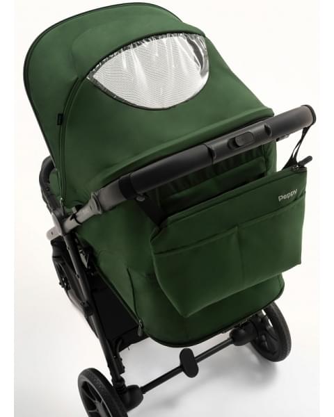 Прогулочная коляска Peppy Bruno Deep Green зеленый