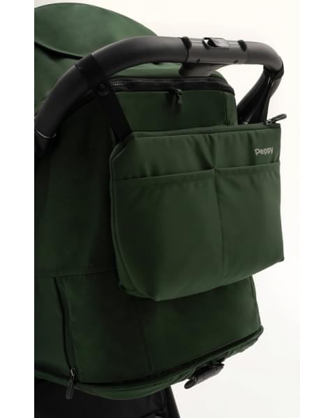 Прогулочная коляска Peppy Bruno Deep Green зеленый