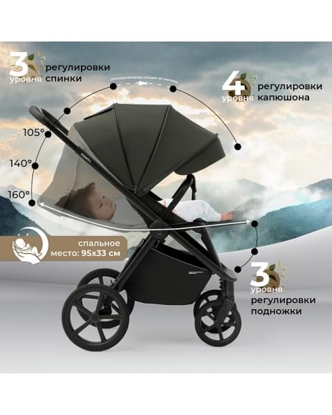 Прогулочная коляска Sweet Baby Elegante SBL S 427525 Green