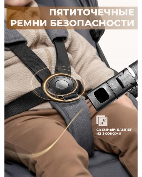 Прогулочная коляска Sweet Baby Stella Dark Grey