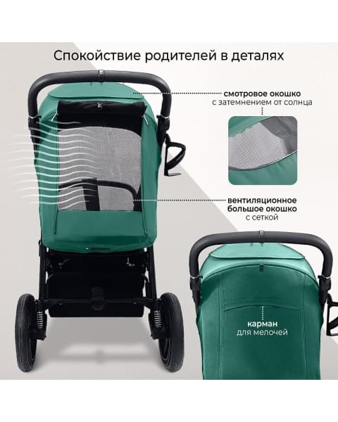 Прогулочная коляска Sweet Baby Unica Dark Green