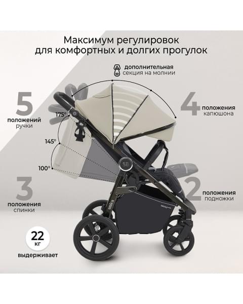 Прогулочная коляска Sweet Baby Unica Olive Green