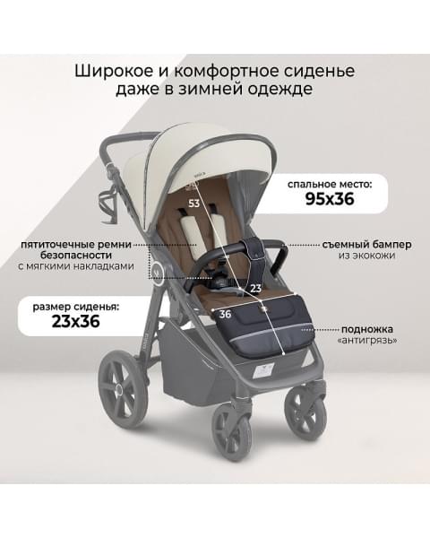 Прогулочная коляска Sweet Baby Unica Olive Green