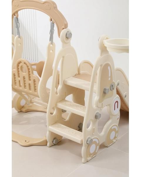 Горка с качелями UNIX Kids Car Camel
