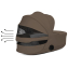 Коляска Cybex Priam V Matt Black Style Collection 2 в 1 Coconut Brown