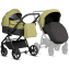 Детская коляска 3 в 1 Tutis Leo 3+ с автокреслом Beno Black (302) Green