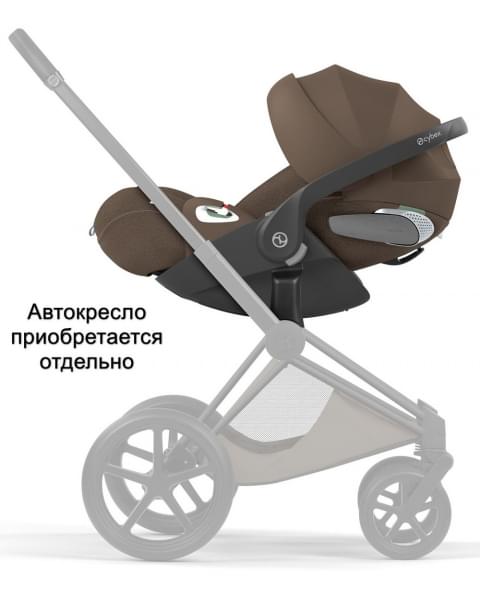 Коляска Cybex Priam V Matt Black Style Collection 2 в 1 Coconut Brown