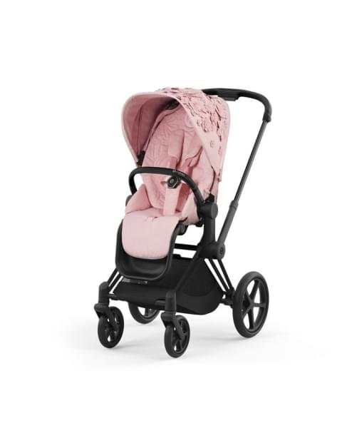 Сменный чехол Seat Pack для коляски Cybex Priam IV Fashion Collection, FE Simply Flowers Pink (Розовый)