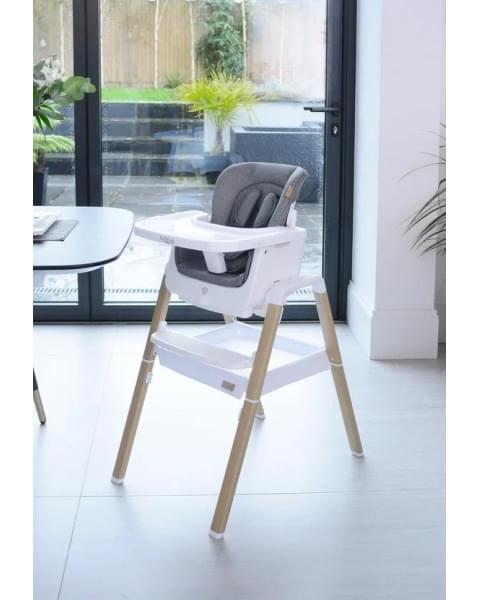 Стульчик для кормления Tutti Bambini Nova, White / Oak 611010/3511B (Белый / Дуб)