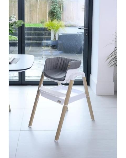 Стульчик для кормления Tutti Bambini Nova, White / Oak 611010/3511B (Белый / Дуб)
