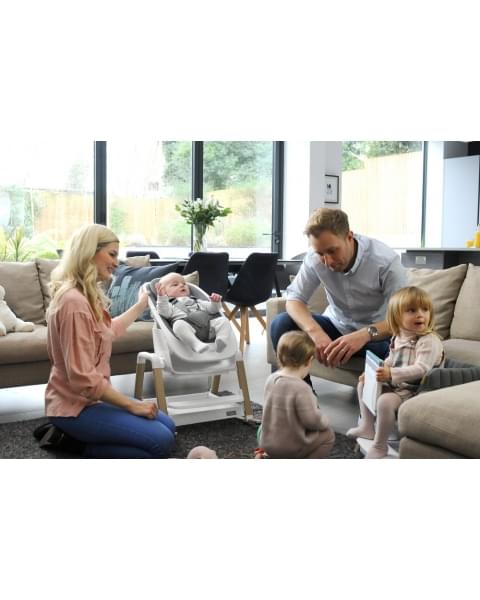 Стульчик для кормления Tutti Bambini Nova, White / Oak 611010/3511B (Белый / Дуб)