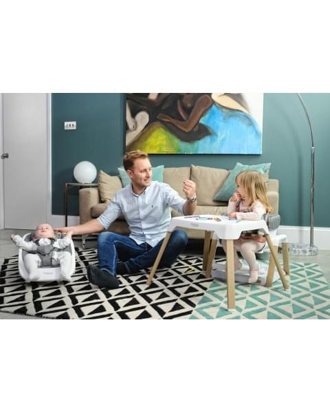 Стульчик для кормления Tutti Bambini Nova, White / Oak 611010/3511B (Белый / Дуб)