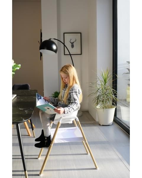 Стульчик для кормления Tutti Bambini Nova, White / Oak 611010/3511B (Белый / Дуб)