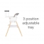 Стульчик для кормления Tutti Bambini Nova, White / Oak 611010/3511B (Белый / Дуб)