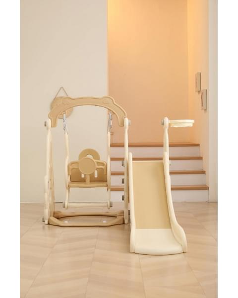 Горка с качелями UNIX Kids Car Camel