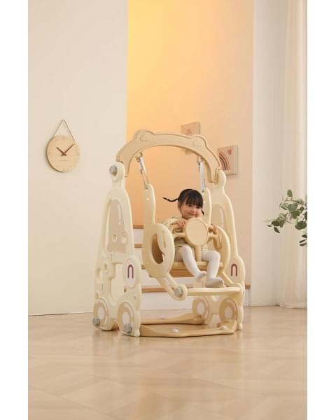 Горка с качелями UNIX Kids Car Camel