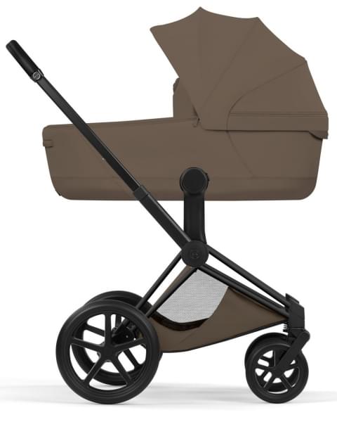Коляска Cybex Priam V Matt Black Style Collection 2 в 1 Coconut Brown